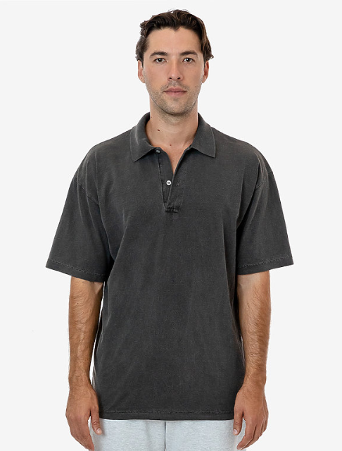 18412GD - 18/1 Short Sleeve Polo T-Shirt – Los Angeles Apparel